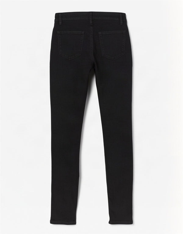 Topshop Γυναικείο Τζιν Joni Super Skinny W26 L30 Μαύρο βαμβακερό