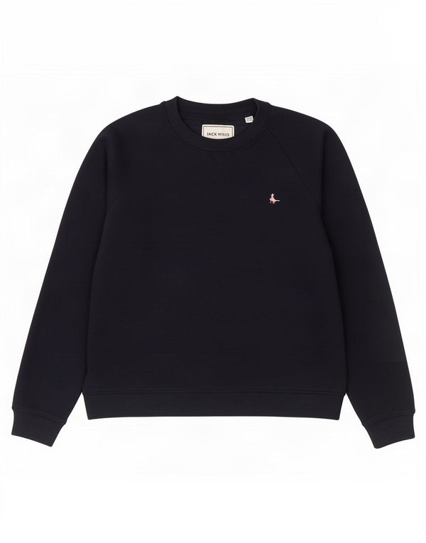 Jack Wills Γυναικεία Φούτερ Jumper UK 14 Large Navy Blue Cotton