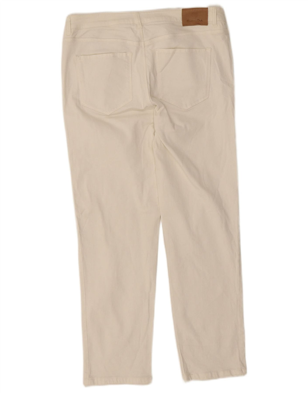 Massimo Dutti Γυναικείο λεπτό τζιν EU 40 MM Medium W30 L26 Λευκό βαμβακερό