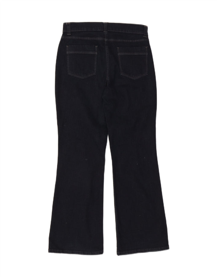 Marks & Spencer Γυναικεία Short Bootcut Jeans UK 10 Small W27 L28 Navy Blue