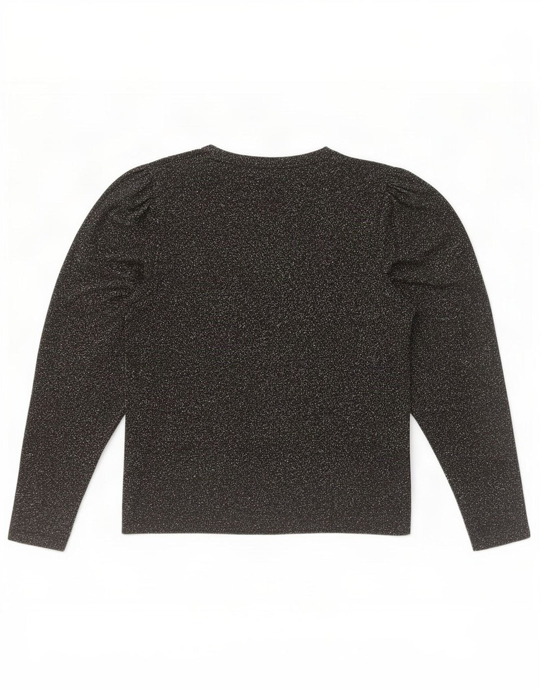 Zara γυναικείο τοπ Μακρύ μακρυμάνικο UK 12 Medium Black