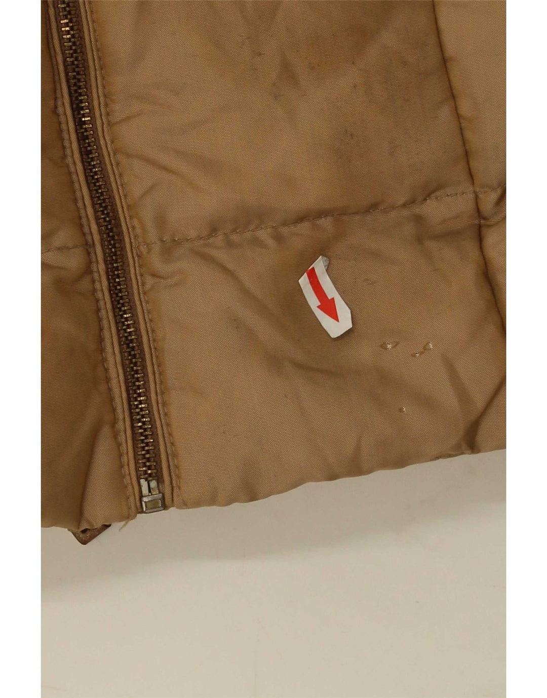 Zara Γυναικείο παλτό UK 10 Small Brown Nylon