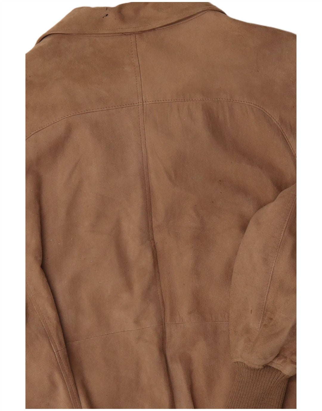 VINTAGE Ανδρικό Suede Bomber Jacket UK 42 XL Brown