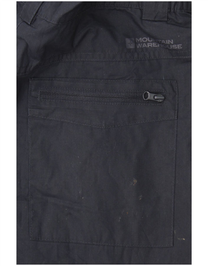Mountain Warehouse Ανδρικό ίσιο παντελόνι Cargo W30 L32 Navy Blue Polyester