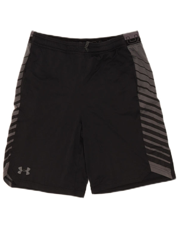 Under Armour Boys Heat Gear Sport σορτς 13-14 ετών XL μαύρο χρώμα