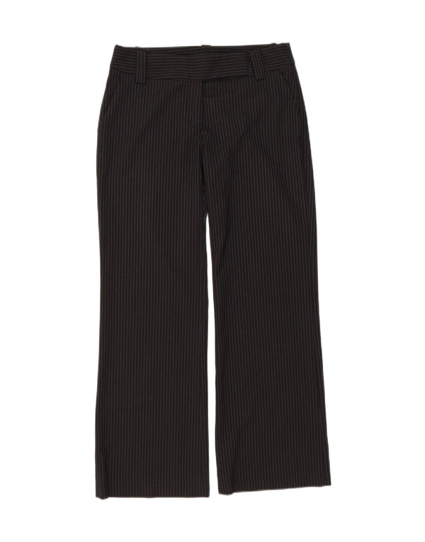 Zara γυναικείο μποτάκι παντελόνι EU 38 Small W28 L30 Μαύρο ριγέ