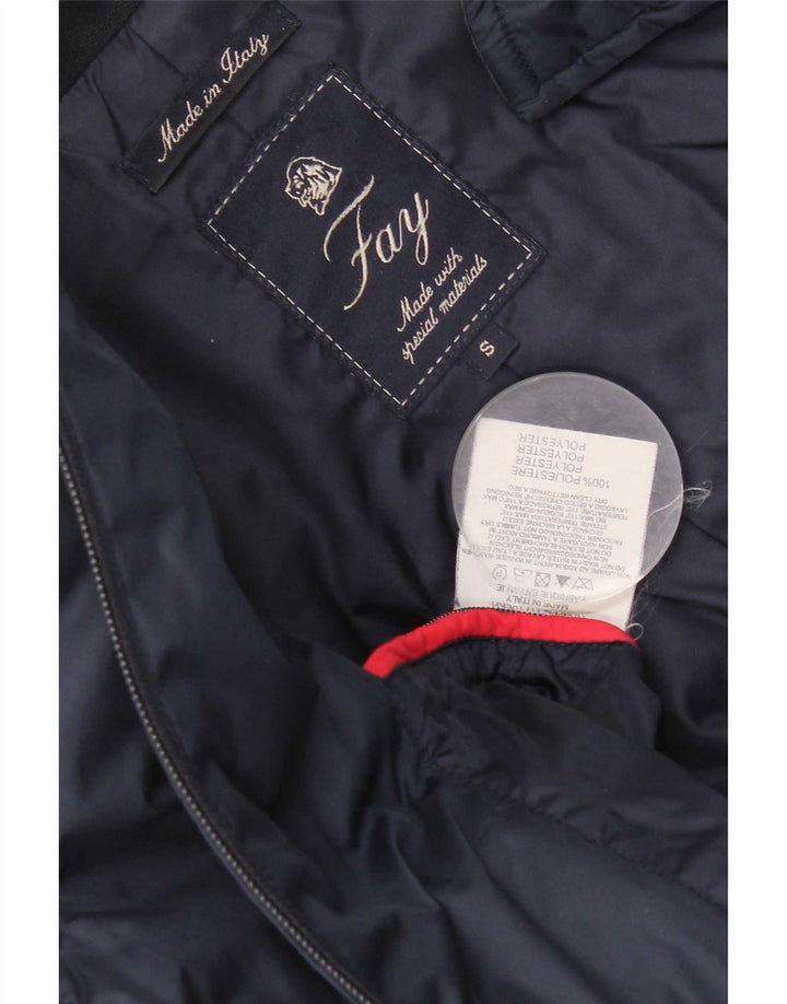 Fay Ανδρικό μπουφάν με επένδυση UK 36 Small Navy Blue Polyester