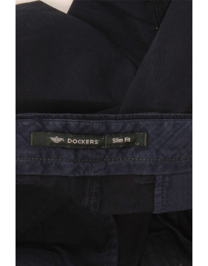 Ανδρικό σορτς Chino Dockers Slim Fit W30 Medium Navy Blue