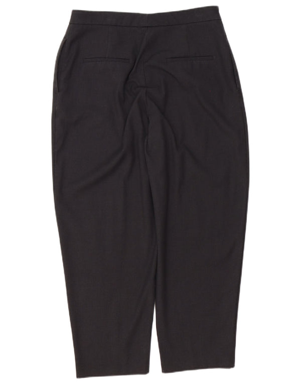Zara Γυναικείο Tapered Παντελόνι Casual Medium W28 L25 Grey Polyester
