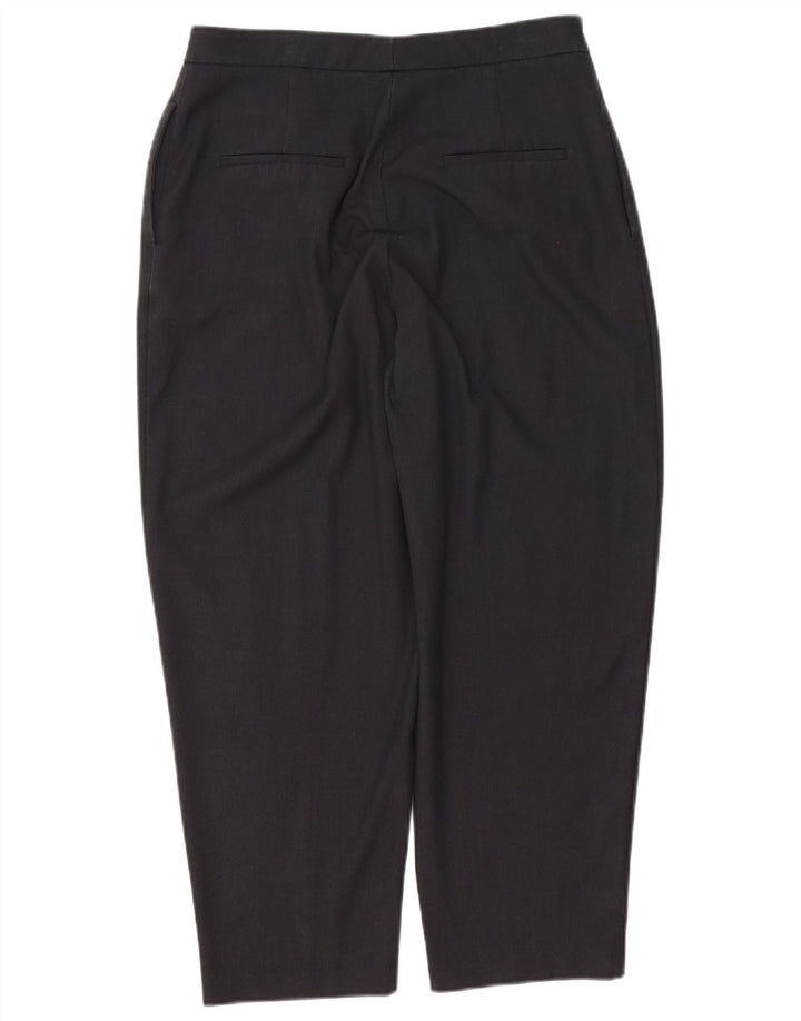 Zara Γυναικείο Tapered Παντελόνι Casual Medium W28 L25 Grey Polyester