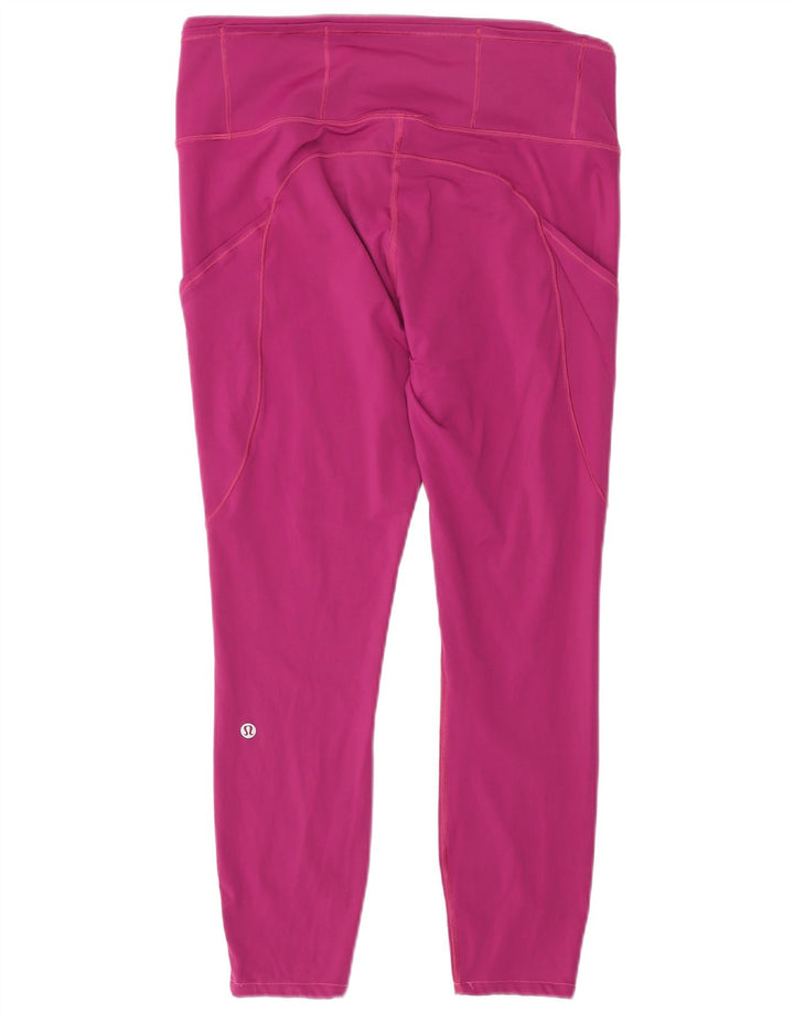 Γυναικεία γραφικά κολάν Lululemon UK 10 Small Pink Nylon