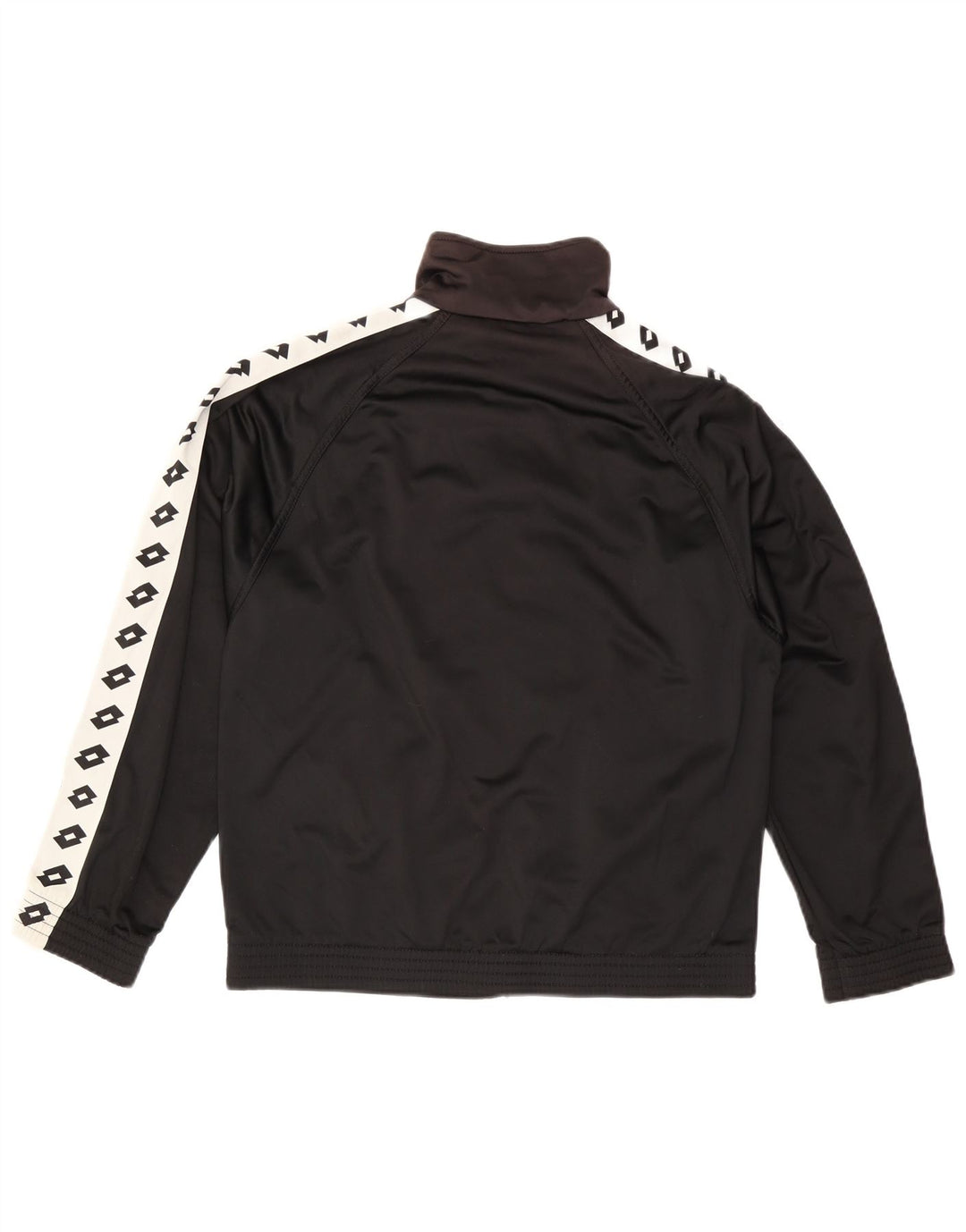 Ανδρική φόρμα γραφικών LOTTO Top Jacket Small Black Colourblock Polyester