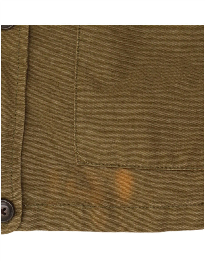 Γυναικείο Military Jacket Fat Face UK 12 Medium Khaki Cotton