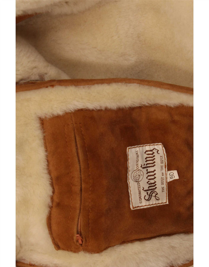 Vintage Ανδρικό Πανωφόρι Shearling IT 50 Large Beige