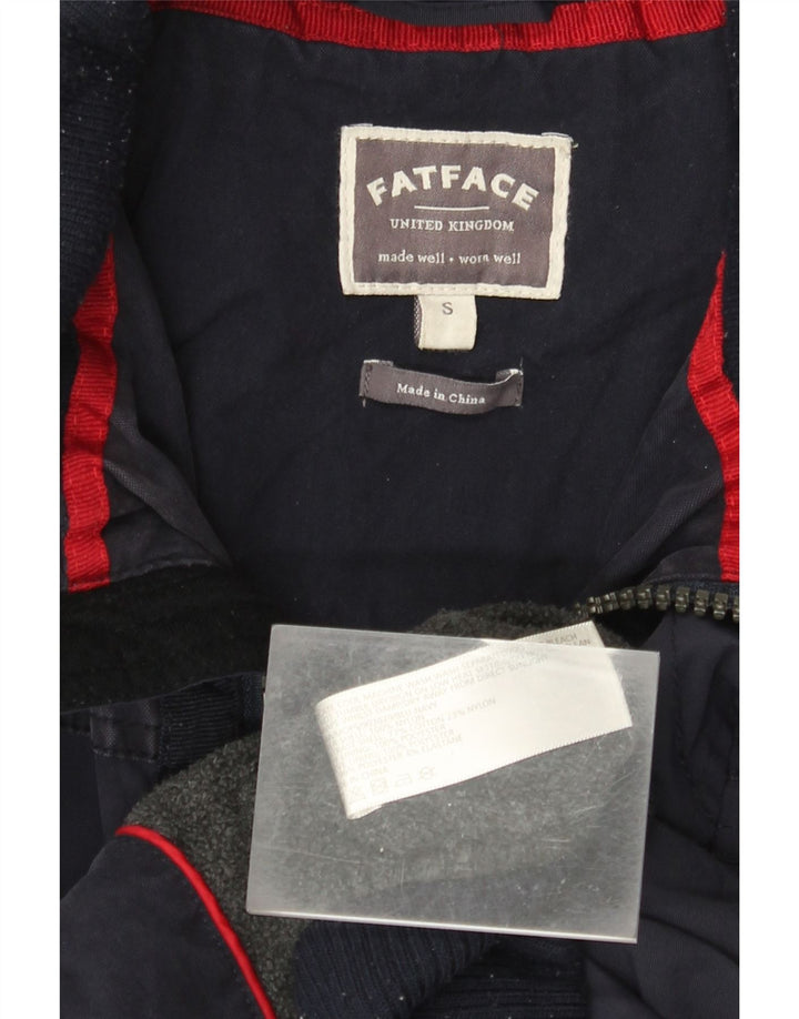 Ανδρικό Bomber Jacket με κουκούλα Fat Face UK 36 Small Navy Blue Polyester