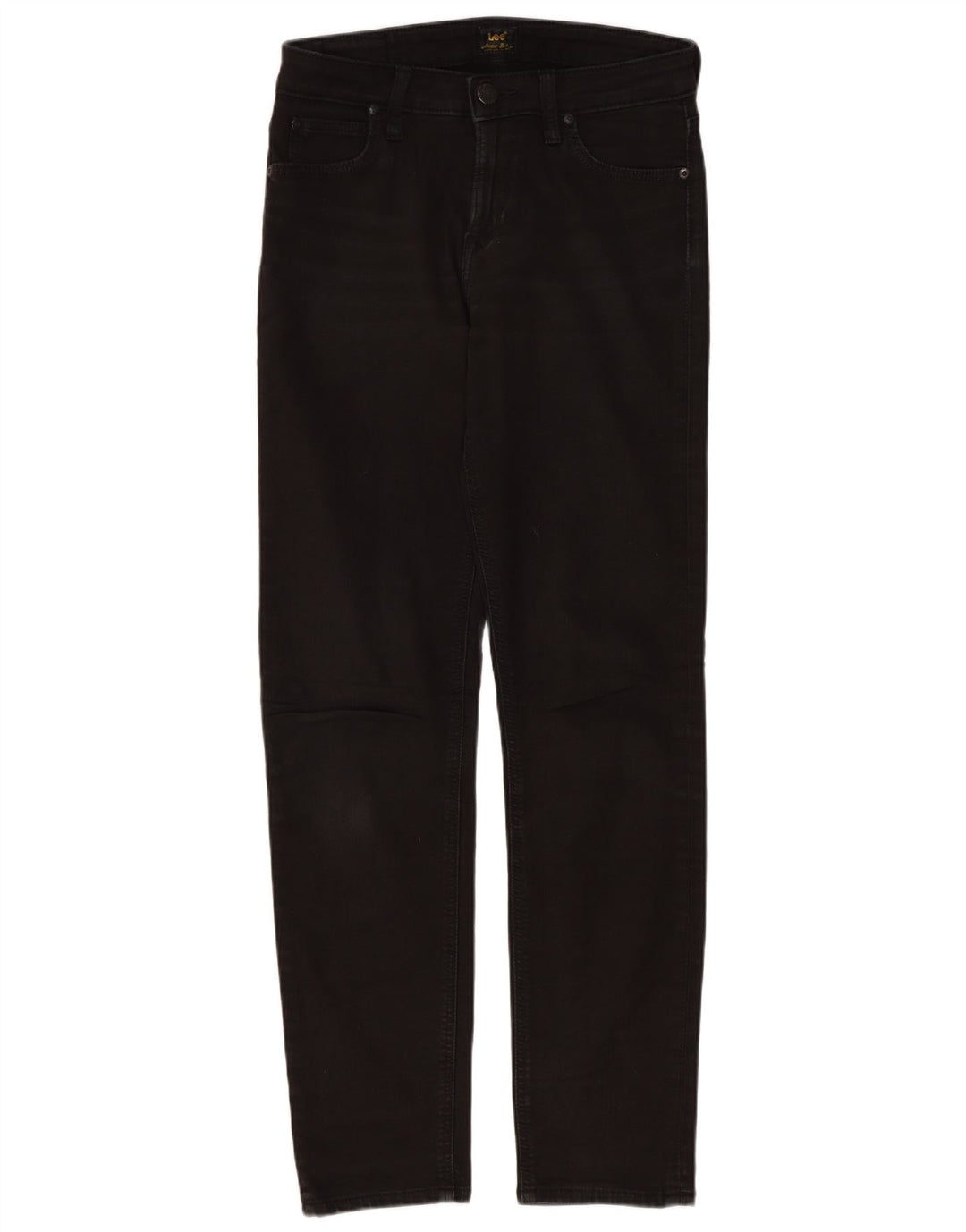 Lee Γυναικείο Straight Jeans W26 L28 Μαύρο