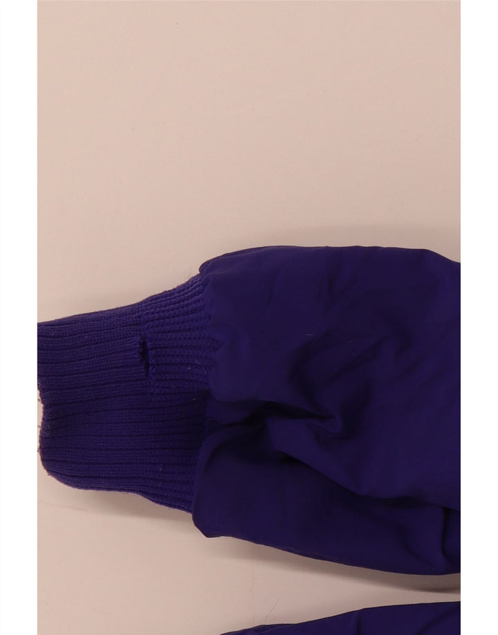 EDDIE BAUER Γυναικείο Bomber Jacket UK 14 Medium Purple Nylon