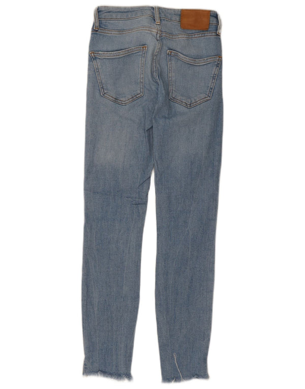 Zara Γυναικείο Skinny Jeans EU 34 2XS W24 L26 Blue Cotton