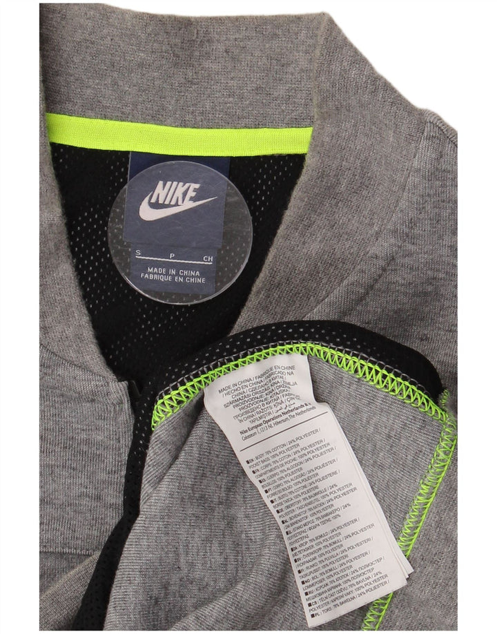 Ανδρική αθλητική φόρμα NIKE Μπουφάν μικρό γκρι βαμβακερό