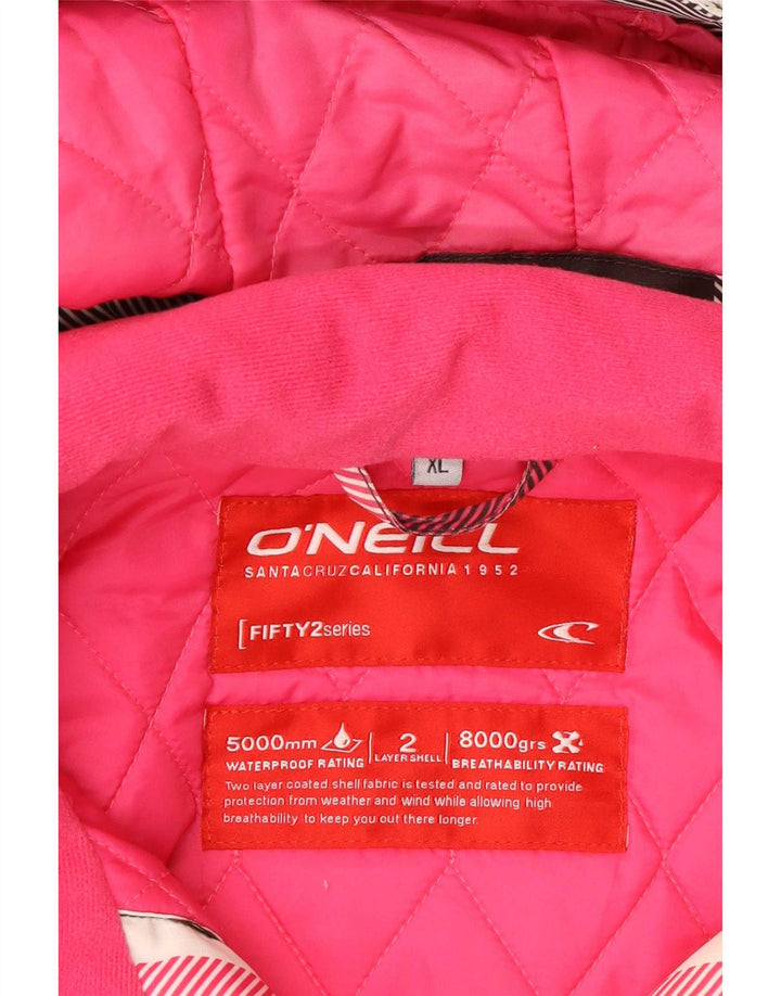 Γυναικείο μπουφάν O'Neill Ski UK 18 XL Πολύχρωμο καρό πολυεστέρα