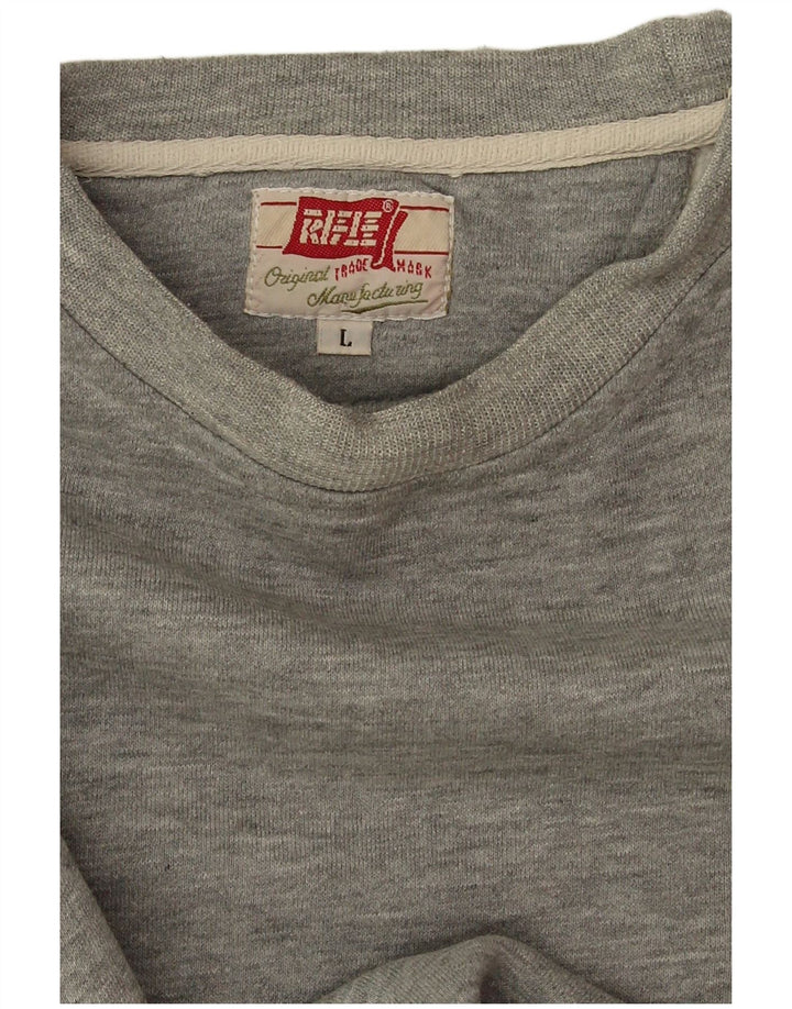 Vintage ανδρικό φούτερ Jumper Large Grey