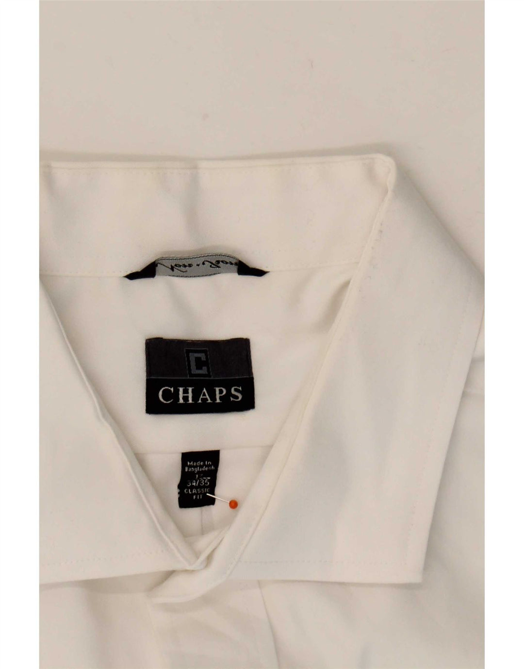 Chaps Ανδρικό πουκάμισο 17 XL Λευκό