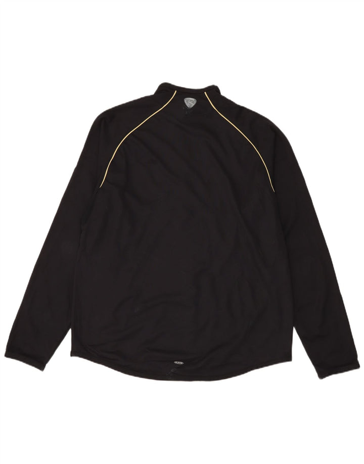 Ανδρική φόρμα πουλόβερ με φερμουάρ Reebok Top Large Μαύρο Πολυεστέρας