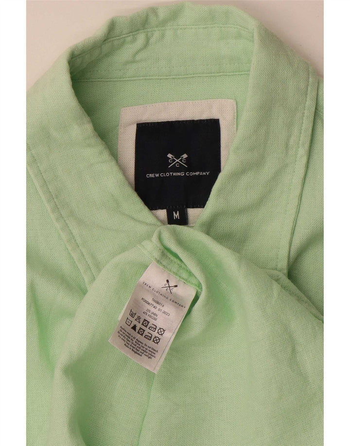 Ανδρικό πουκάμισο Crew Clothing, Μεσαίο πράσινο λινό