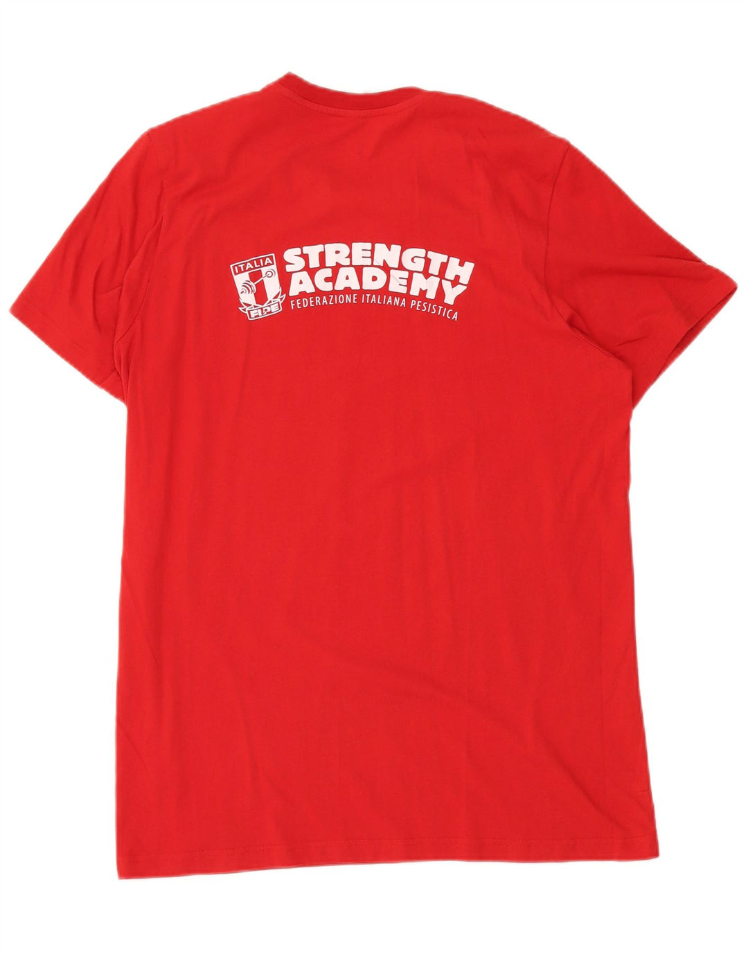 Μπλουζάκι ADIDAS Mens Italia Graphic T-Shirt Top μεγάλο κόκκινο βαμβακερό