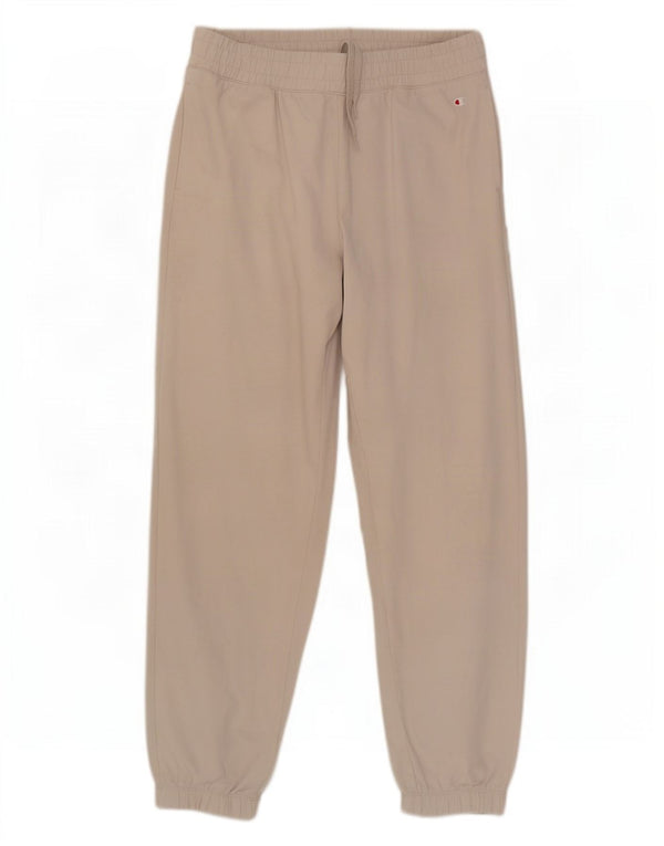Champion γυναικεία αθλητική φόρμα παντελόνι Joggers UK 16 μεγάλο μπεζ βαμβακερό