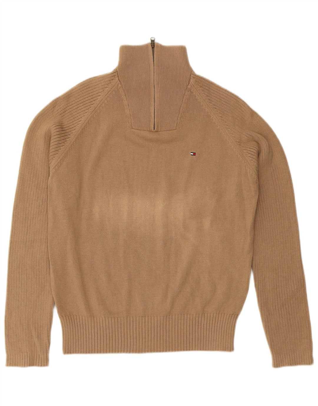 Ανδρικό πουλόβερ Tommy Hilfiger με φερμουάρ, μεσαίο βαμβακερό