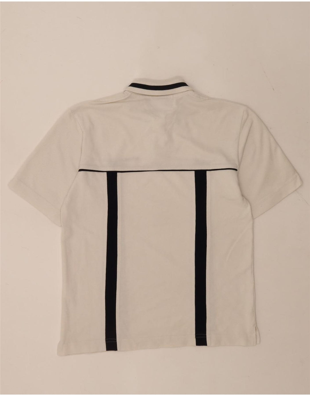 Sergio Tacchini Ανδρικό μπλουζάκι πόλο, μικρό λευκό χρώμα, βαμβακερό