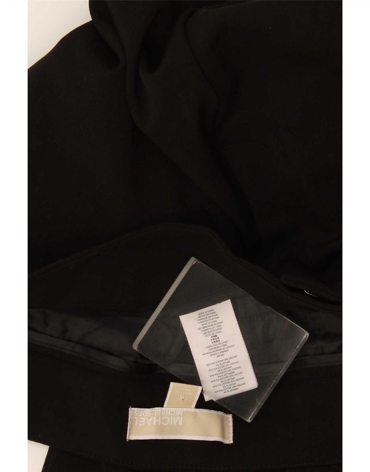 Michael Kors Γυναικείο Slim Chino Παντελόνι US 8 Medium W34 L31 Μαύρο Πολυεστέρας