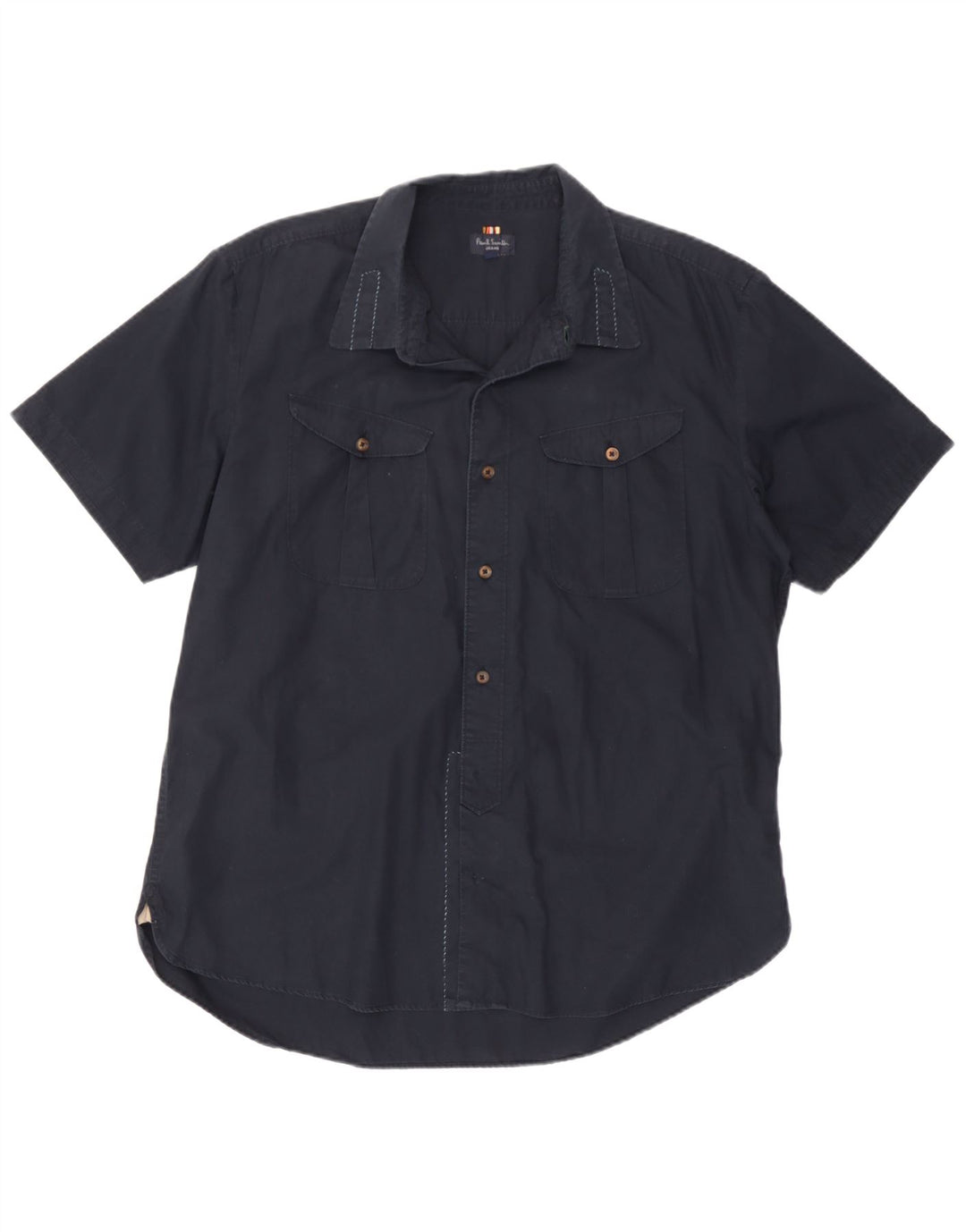 Ανδρικό κοντομάνικο πουκάμισο Paul Smith 2XL, Μπλε, Βαμβακερό