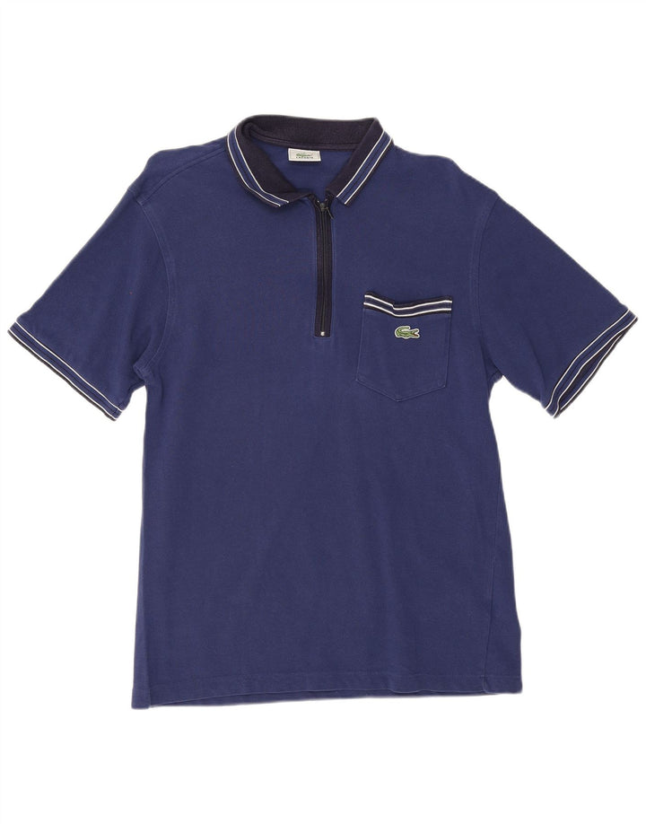 Ανδρικό πουκάμισο πόλο Lacoste, μέγεθος 3, Small Blue Colourblock, βαμβακερό