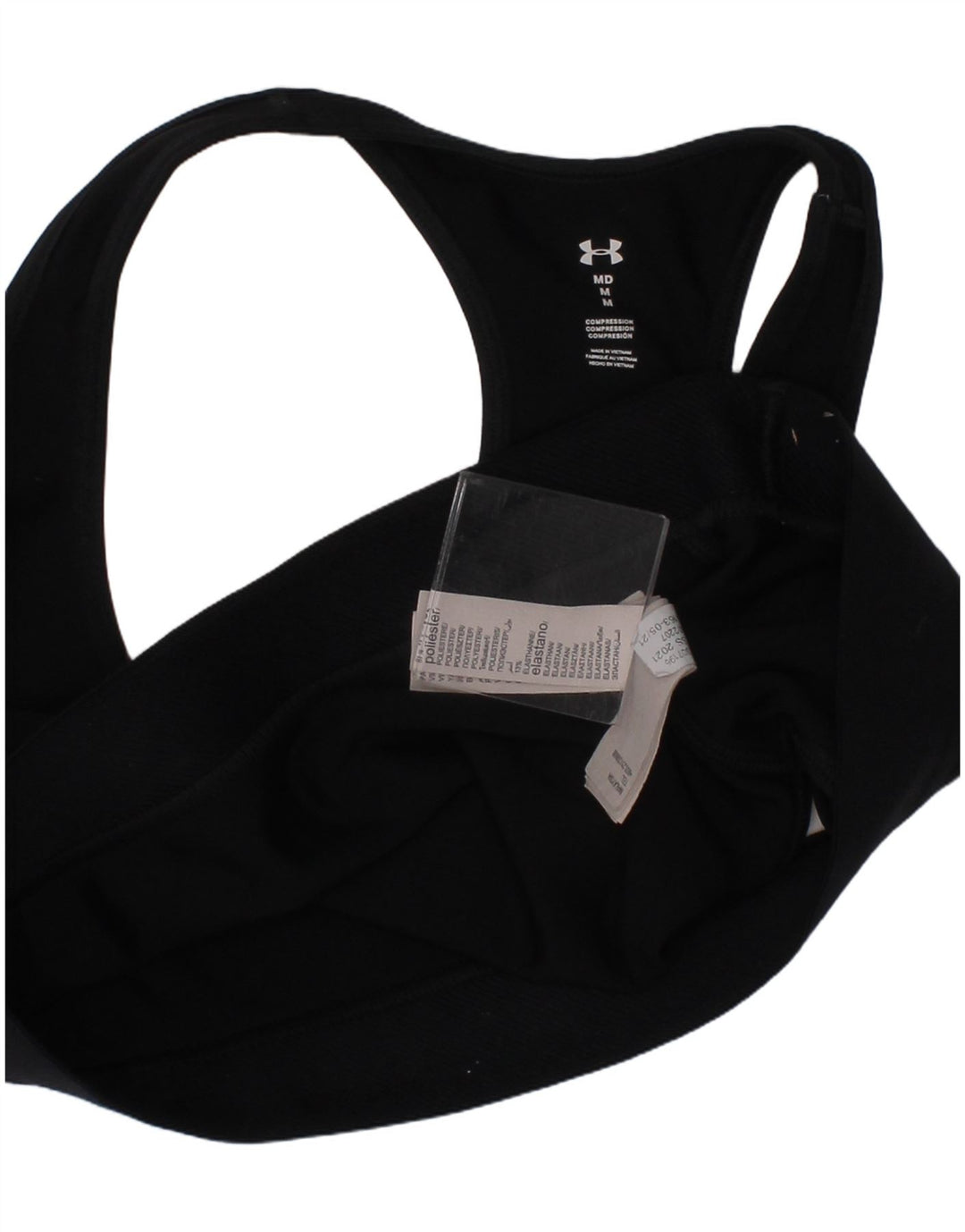 Γυναικείο αθλητικό σουτιέν Under Armour Compression Graphic Top Medium Black Sports