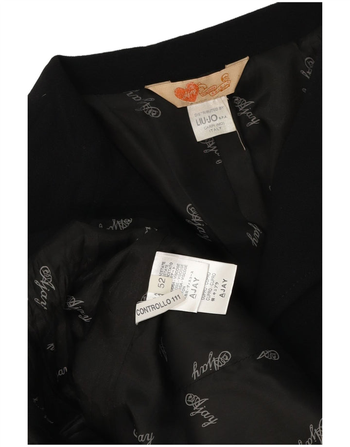 Liu Jo Γυναικείο Μπουφάν Blazer με 2 Κουμπιά IT 52 2XL Μαύρο Acetate