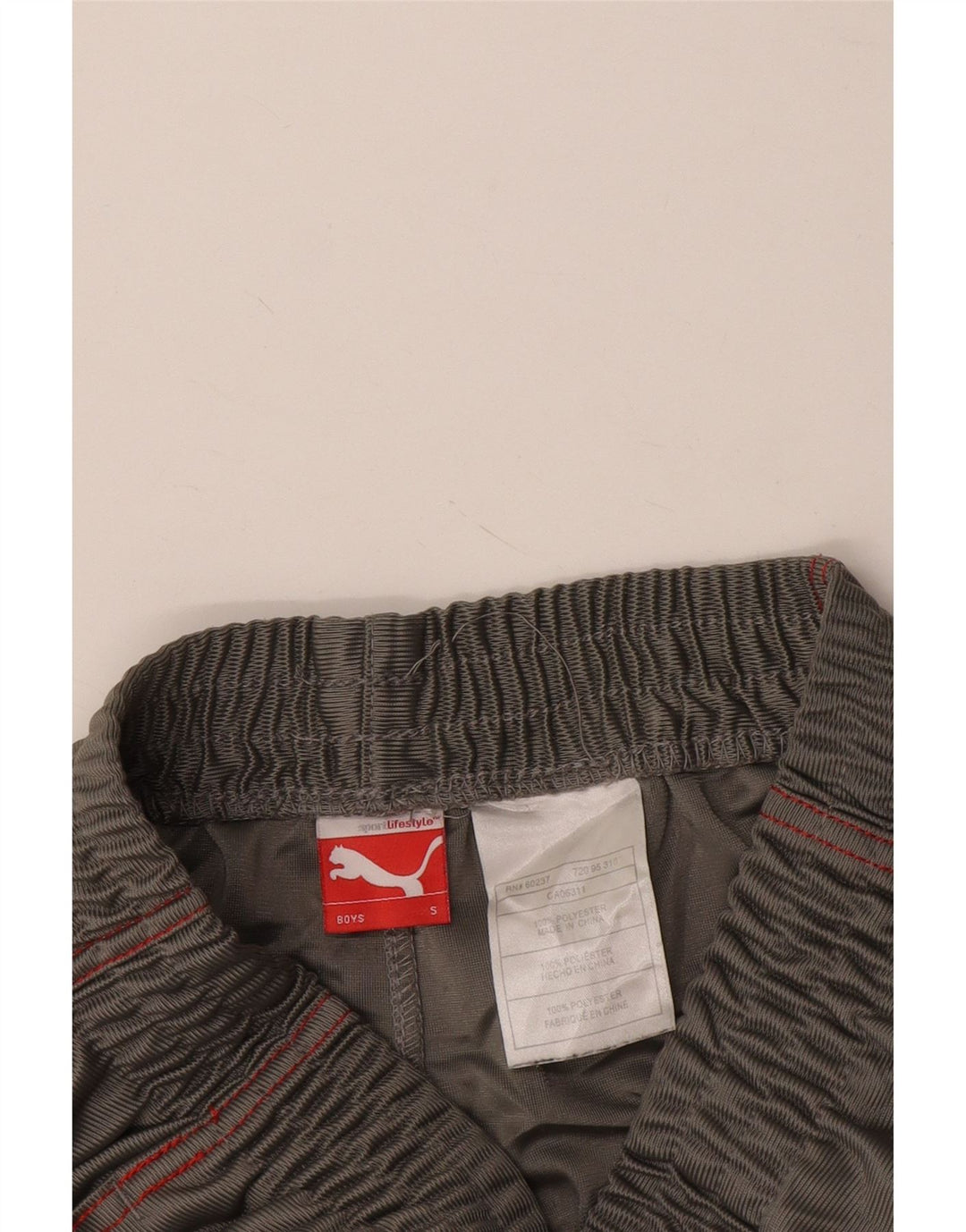 Αθλητικό σορτς PUMA για αγόρια 7-8 ετών Small Grey Colourblock Polyester