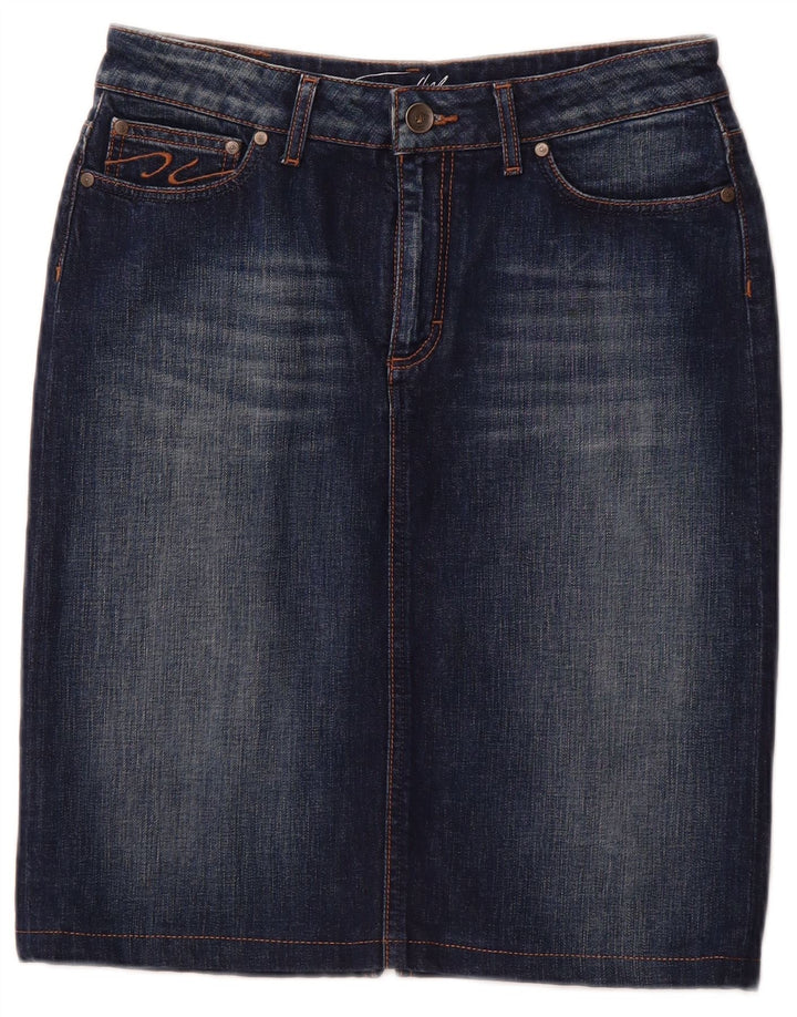 TOMMY HILFIGER Γυναικεία τζιν φούστα US 10 Μεγάλη W30 Navy Blue βαμβακερή