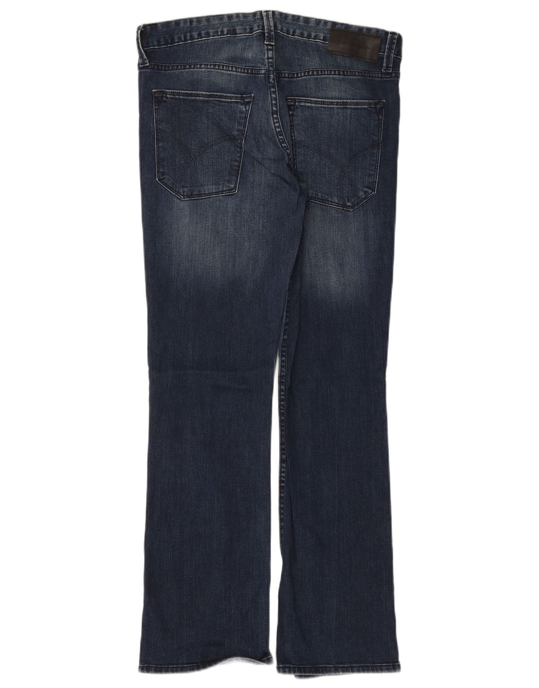 CALVIN KLEIN Γυναικείο τζιν μοντέρνο μποτάκι W30 L30 Navy Blue Cotton