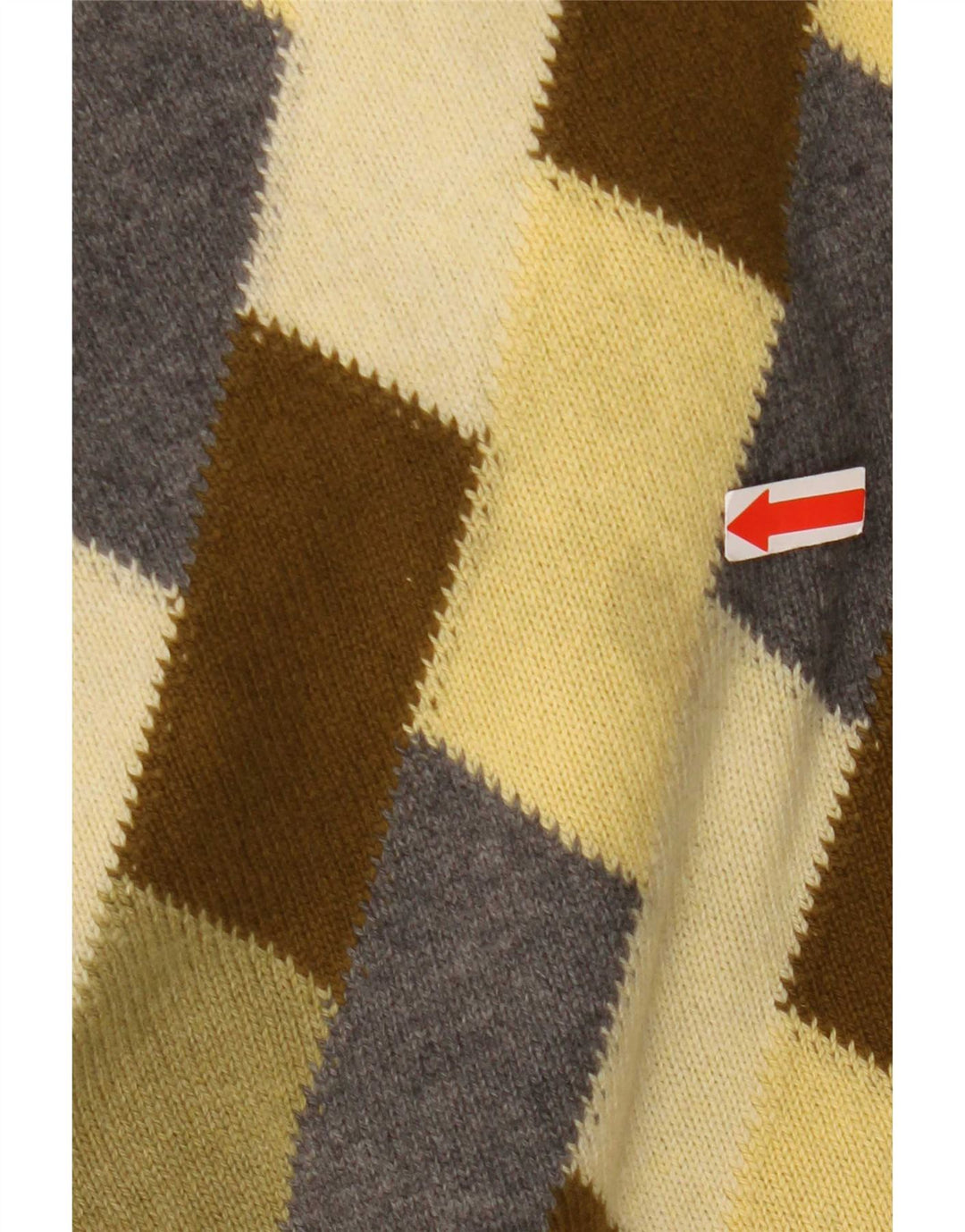 Ανδρικό πουλόβερ με λαιμόκοψη Peter Scott Medium Green Argyle/Diamond