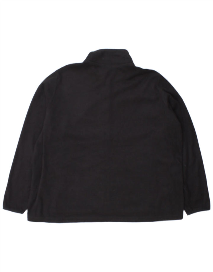 Ανδρικό Fleece Jacket Marks & Spencer UK 42 XL Μαύρο
