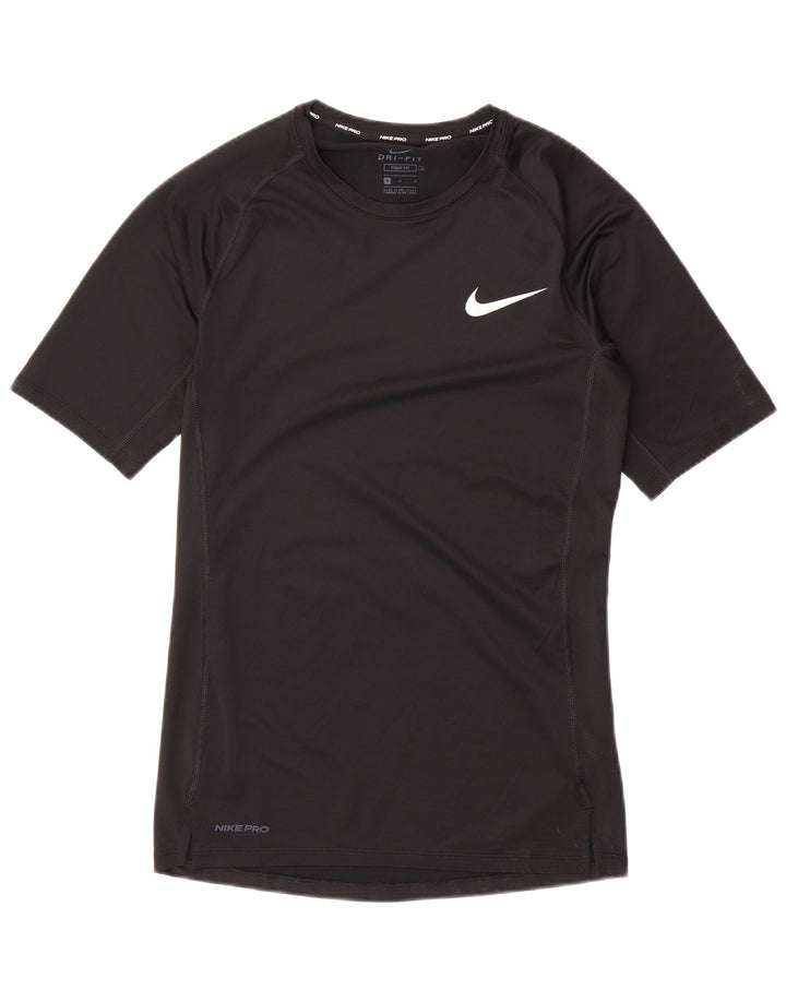 Ανδρικό T-shirt Nike T-Shirt Top από μεσαίο μαύρο πολυεστέρα