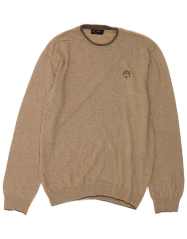 Ανδρικό πουλόβερ North Sails Crew Neck Jumper Medium Beige Polyamide