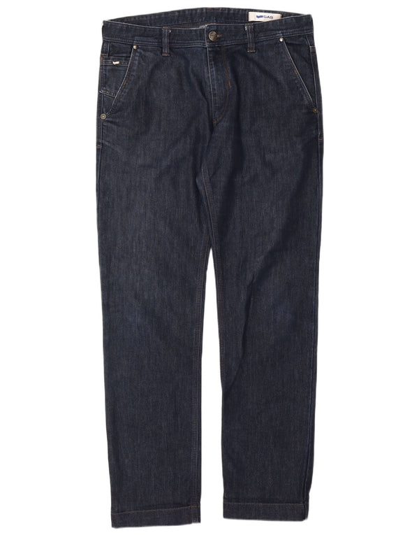 Ανδρικό τζιν Gas ίσιο W36 L34 Μπλε βαμβακερό