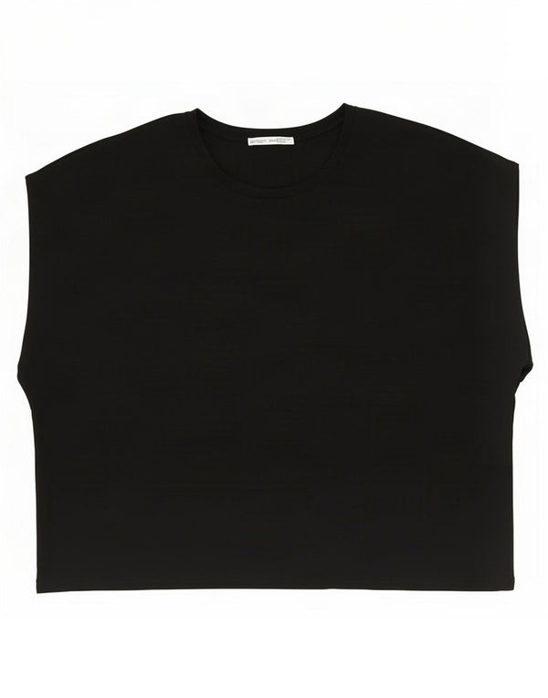 Zara Γυναικείο T-Shirt Top UK 16 Large Black
