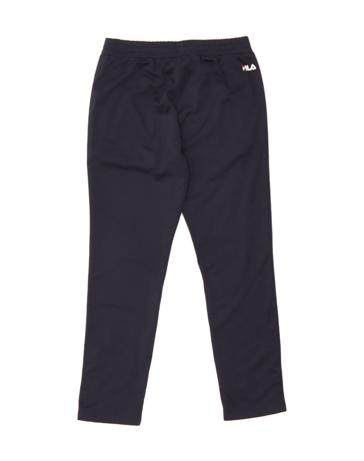 FILA Boys Tracksuit Trousers 13-14 Years  Navy Blue Polyester Vintage Fila and Second-Hand Fila from Messina Hembry 