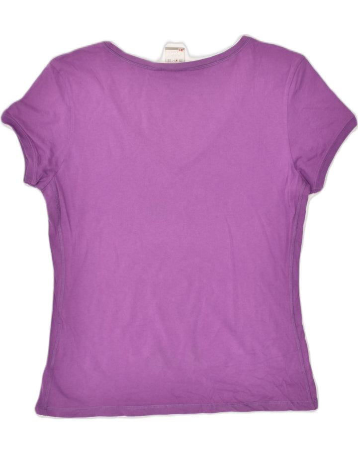CHAMPION Womens T-Shirt Top UK 18 XL Purple Cotton | Vintage Champion | Thrift | Second-Hand Champion | Used Clothing | Messina Hembry 