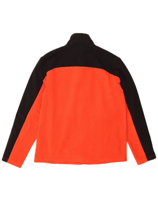 THE NORTH FACE Ανδρικό Fleece Jacket UK 38 Medium Orange Colourblock