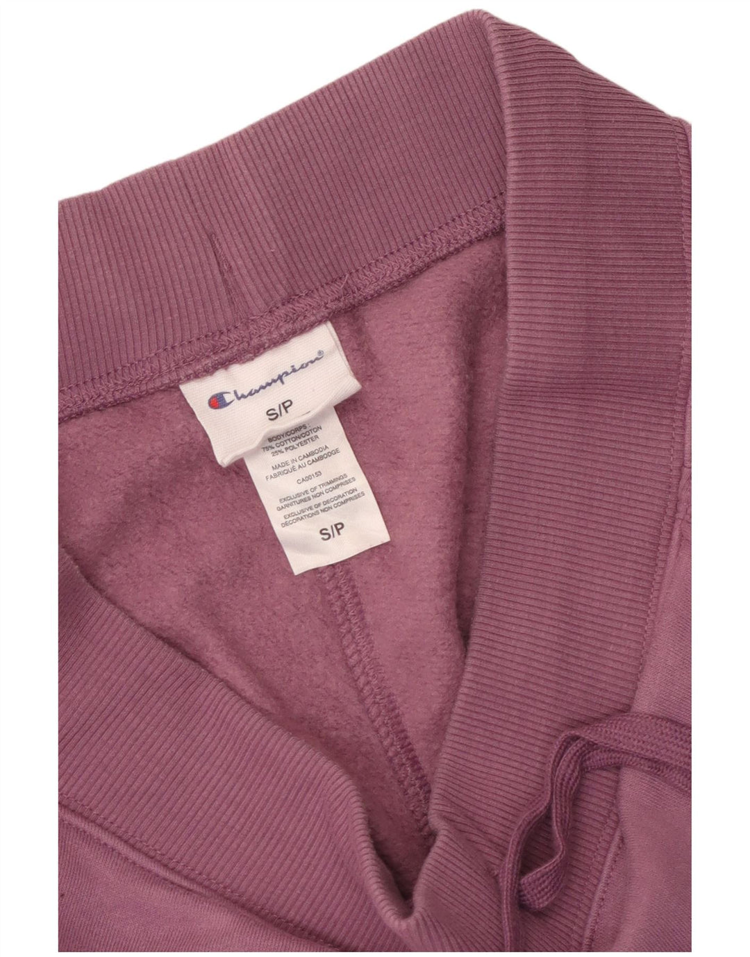 Γυναικεία αθλητική φόρμα CHAMPION Παντελόνι Joggers UK 10 Small Purple Cotton